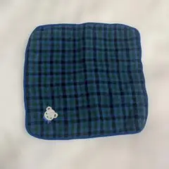 ファミリア　familiar ハンカチ　青