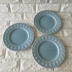 WEDGWOOD FESTIVITY BLUE プレート 20.5cm 3枚のサムネイル