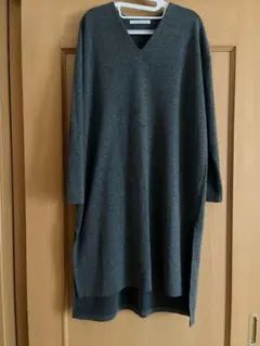 KBF ニット　チュニックワンピース