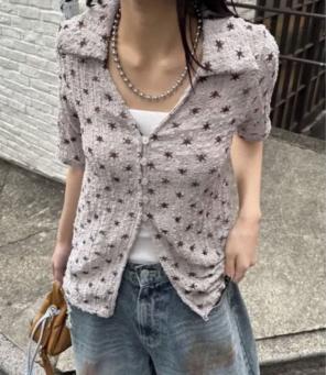 チャオパニック　ぽこぽこポップコーンスキッパーシャツのサムネイル