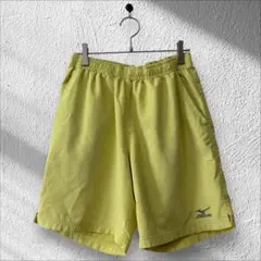 ミズノ　ハーフパンツ 黄色　スポーツ　トレーニング　L ランニング　部活