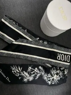 【美品】Christian Dior レース　スカーフ　バンダナ 美品】Christian Dior レース スカーフ バンダナ