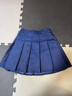 グローバルワーク　デニム　プリーツスカート 140センチ
