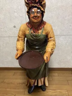 D063 ヴィンテージ風 おばあさん オブジェ 置物 全長約100cm D063 ヴィンテージ風 おばあさん オブジェ 置物 全長約100cm - メルカリ