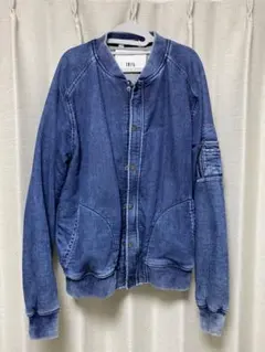 ZARA デニムボンバージャケット ダークブルー