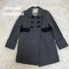MINIMUM MINIMUM ミニマムミニマム　ダークグレー系コート　M