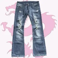 y2k❤️ ブーツカットデニム グランジ