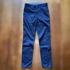 H&M コットンチノパン　ダークネイビー　140