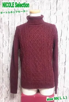 NICOLE Selection タートルネックセーター ニコル セーター