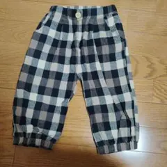 チェック柄 長ズボン 100
