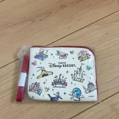JALパックオリジナル東京ディズニーリゾートコインケース付きパスケース