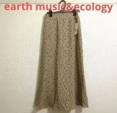 ✨新品✨earth music&ecology 花柄フレアスカート