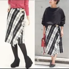 O’NEIL OF DUBLIN チェック　スカート　スピック&スパン 別注