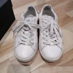 COACH ホワイトレザー スニーカー