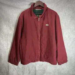 Lacoste 80s 90s IZOD ハリントンジャケットワインレッドのサムネイル