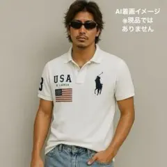 美品 POLO RALPH LAUREN USA ポロシャツ XL ビッグポニー