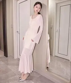 Treat urself long one-piece ピンクのサムネイル