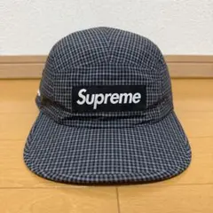 Supreme Cordura Plaid Camp Cap ブラック 25ssのサムネイル