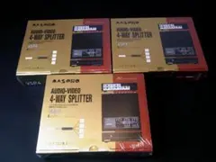 マスプロ電工 AV分配器 VSP4　3台セット　 未使用の中古品のサムネイル