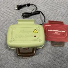 【美品】recolte レコルト ホットサンドメーカー レシピブック付きのサムネイル