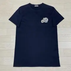〔美品〕モンクレール　ワッペン　S ネイビー　Tシャツ　国内正規品 5S29