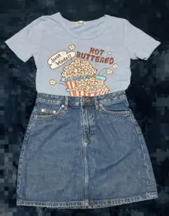 デニムスカート H&M size:S