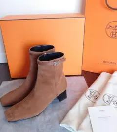 美品】HERMES リサ ショートブーツ 36.5 付属品アリ | Mercari