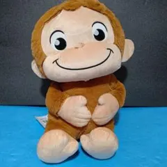 おさるのジョージ　ぽってりグランデぬいぐるみ　おすわりのサムネイル