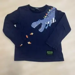 クレードスコープ恐竜刺繍 長袖カットソー 110