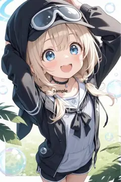 m1501 AIイラスト　かわいい　A4ポスター