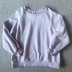 TORIDORY 薄紫 トレーナー 130 くすみパープル