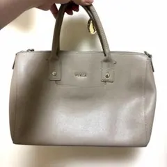 FURLA ベージュ ハンドバッグ