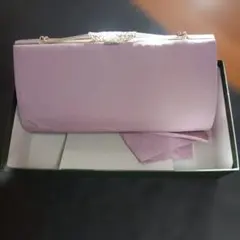 未使用　薄紫 クラッチバッグ 和装用