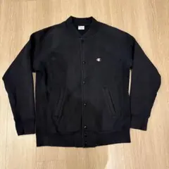 Champion Reverse Weave スナップカーデ XL ブラック