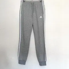 【アディダス】スウェットパンツ グレー M サイドライン 平成ギャル 海外ガール