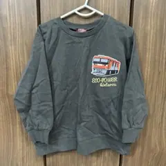 しまむら 電車 貨物列車 ワッペン 長袖Tシャツ ロンT 110cm 子鉄