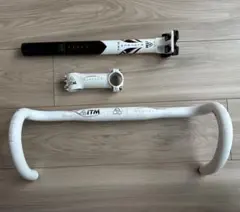 ITM ALUTECH cyclery ALDINA | X-ONEハンドルバー ITM 美品 シートポストセット ハンドルバー ステム パーツ