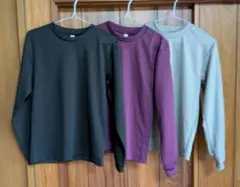 3枚セット グリマー 長袖 Ｔシャツ ロンティー SS