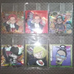 ワンピース 大海賊シール LOG.14 シャンクス SGR P 6枚セット