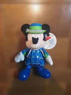 ディズニー ミッキー ぬいぐるみバッジ ぬいば カッパ レインコート