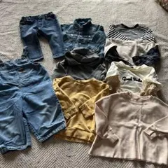 男の子　90〜100 まとめ売り　デニム　長袖　まとめ売り　セット