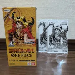 ワンピースカードゲーム OP-17 世界最強の戦士 1BOX プロモ付 - メルカリ