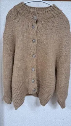 ZARA シャギーニット カーディガン