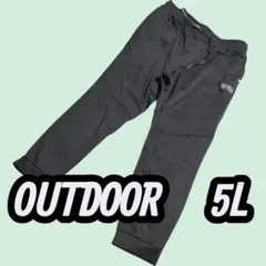 OUTDOOR ジョガーパンツ 5L ブラック