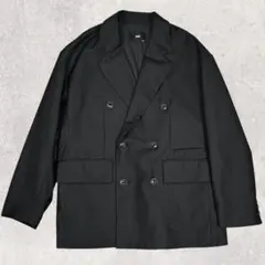 HARE ハレ ダブルテーラードジャケット ブラック Sサイズ オーバーサイズ