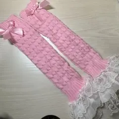 SHEIN レッグウォーマー ピンクのサムネイル