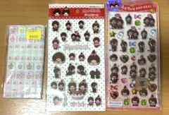 モンチッチ うるちゅる、タイルシール、ぷくっとシールセット