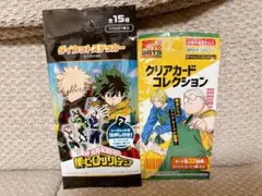 僕のヒーローアカデミア ステッカーとクリアカードセット