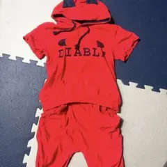 DIABLI バットウィング フード付きパーカーセットアップ