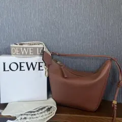 確実正規品☆1番人気色タン LOEWE ロエベ バッグ ハンモックホーボー 